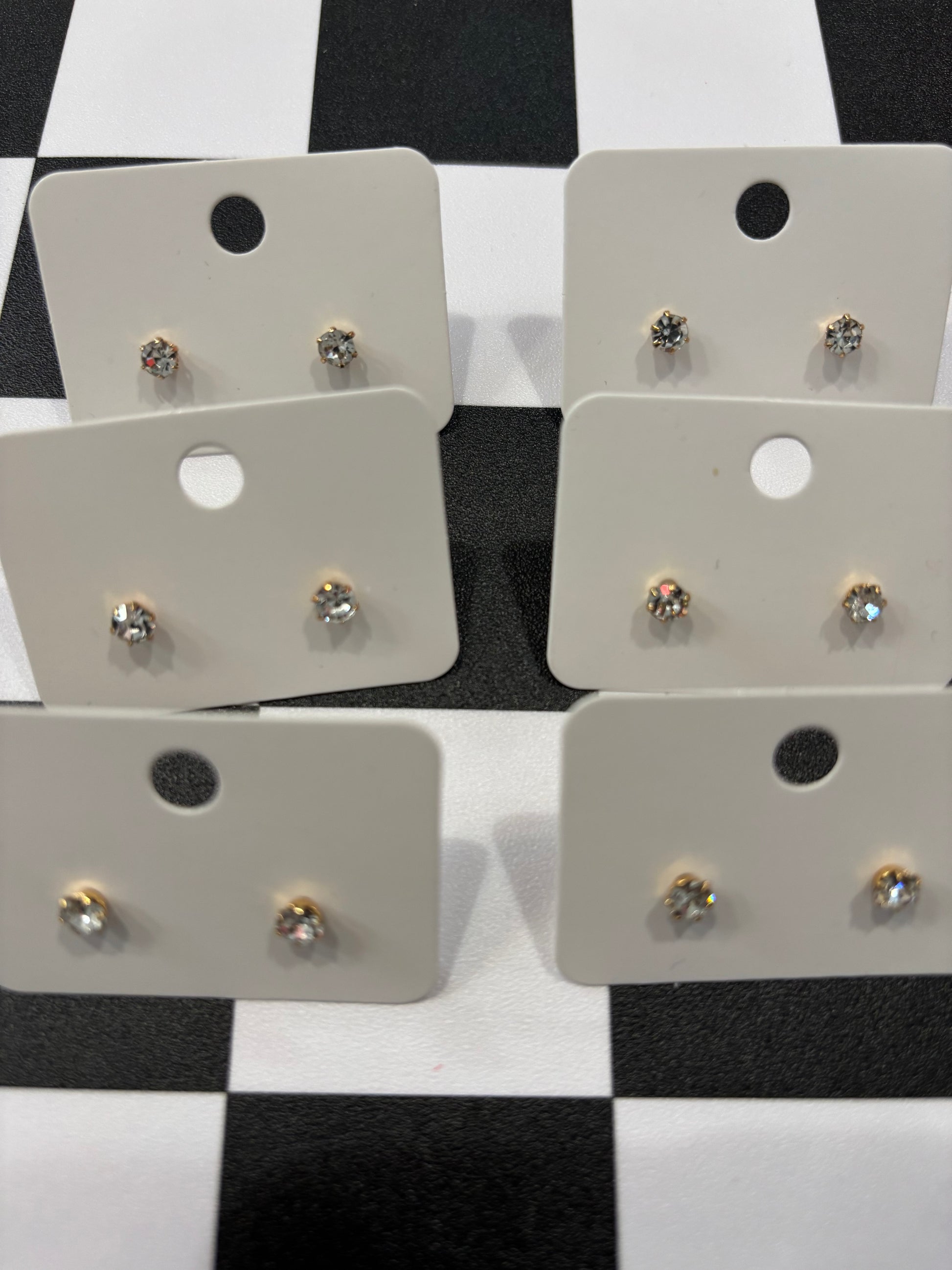 Rhinestone Fashion Studs