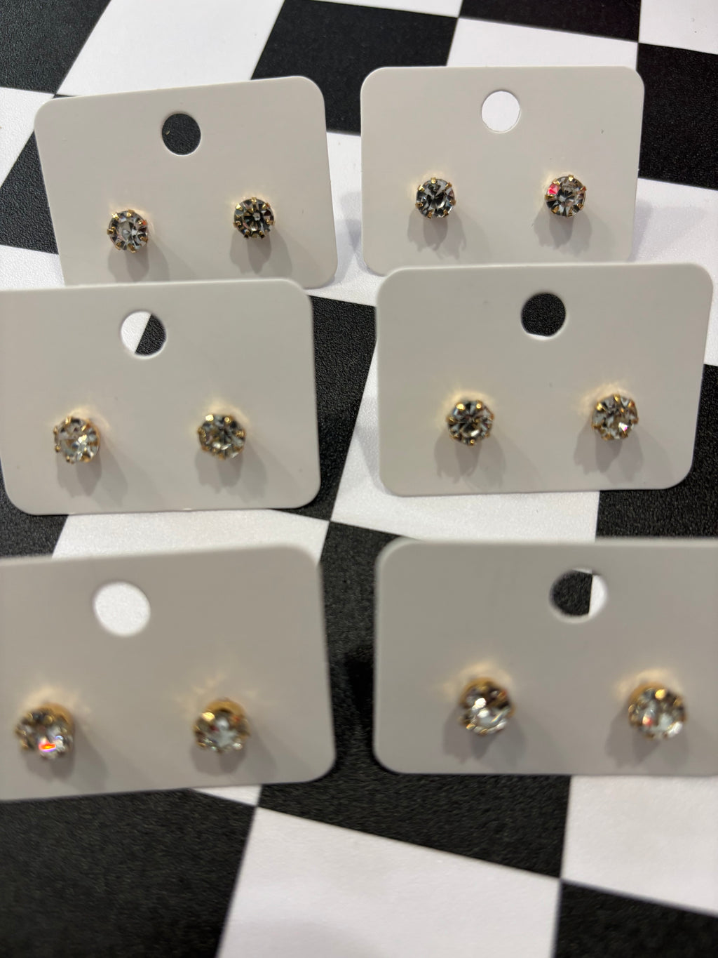 Rhinestone Fashion Studs