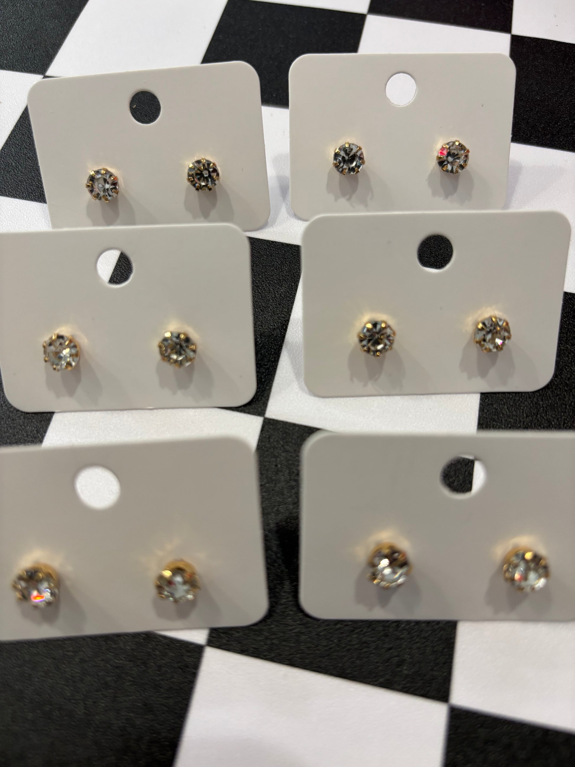 Rhinestone Fashion Studs