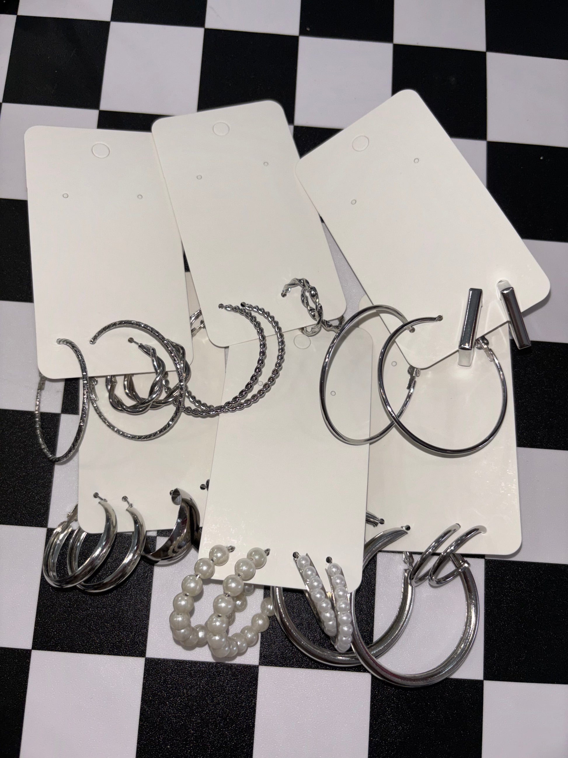 Silver Hoop Earrings
