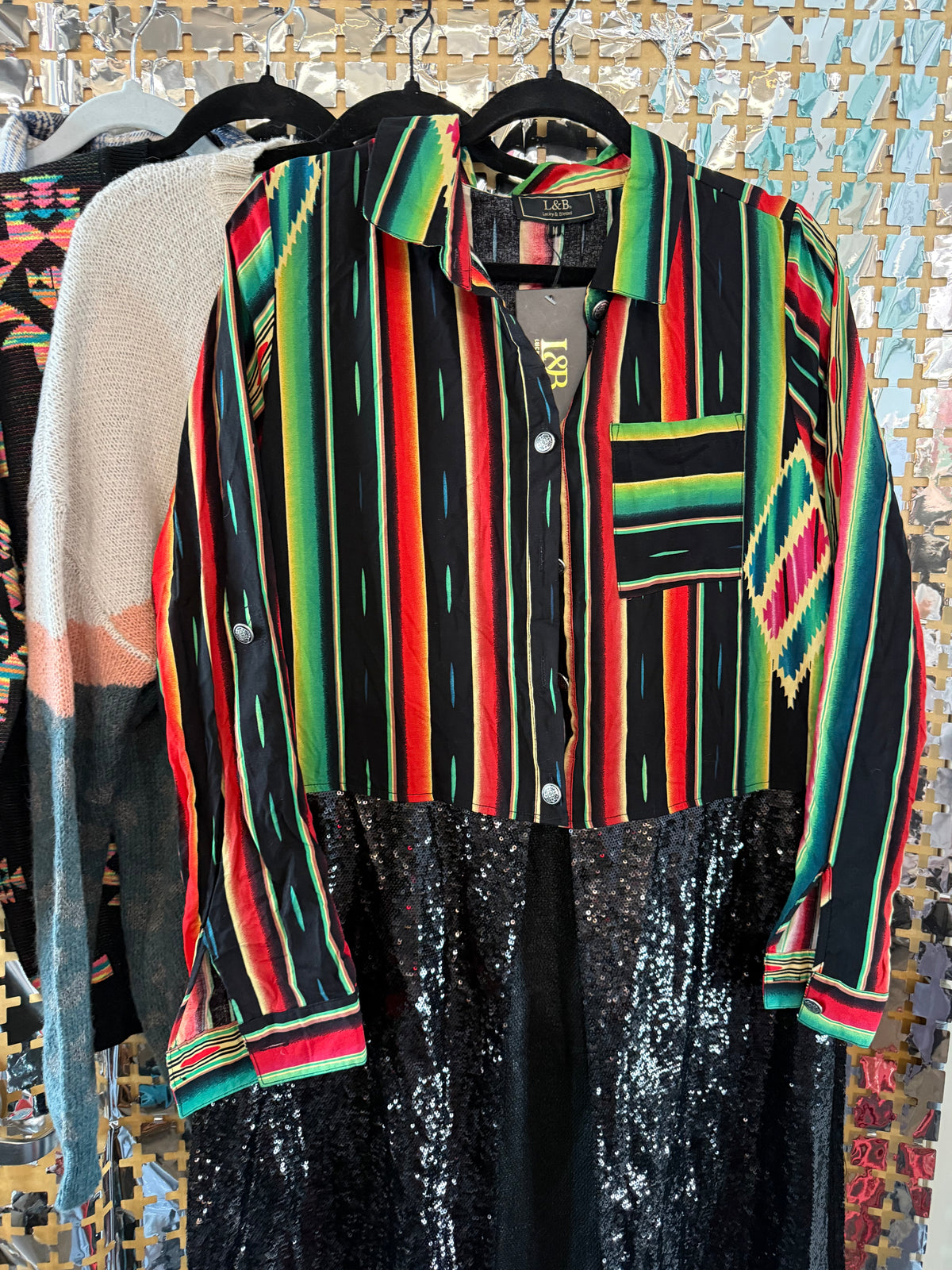 Serape Shine Tunic
