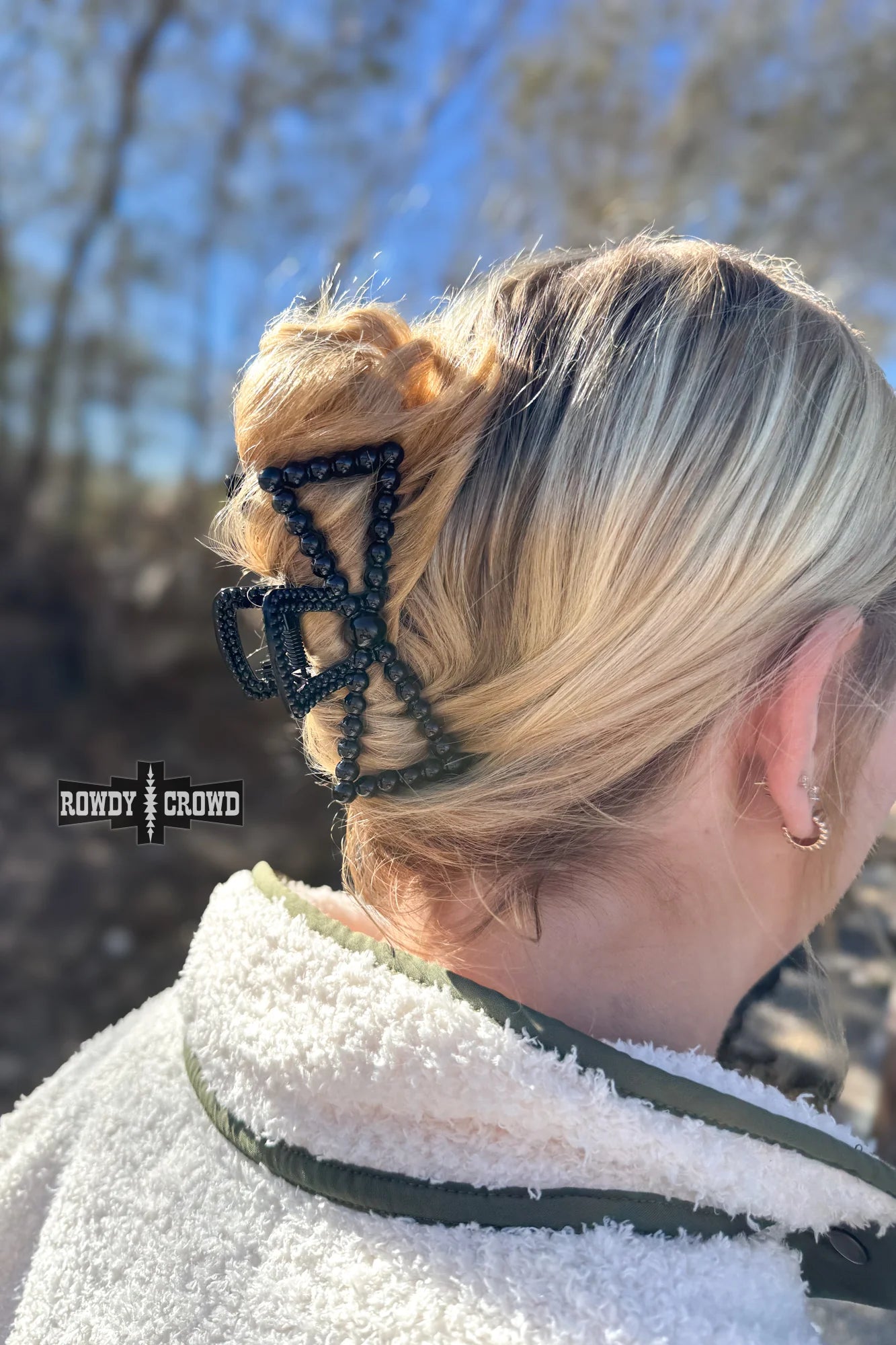 Cowgirl Bow Claw Clip