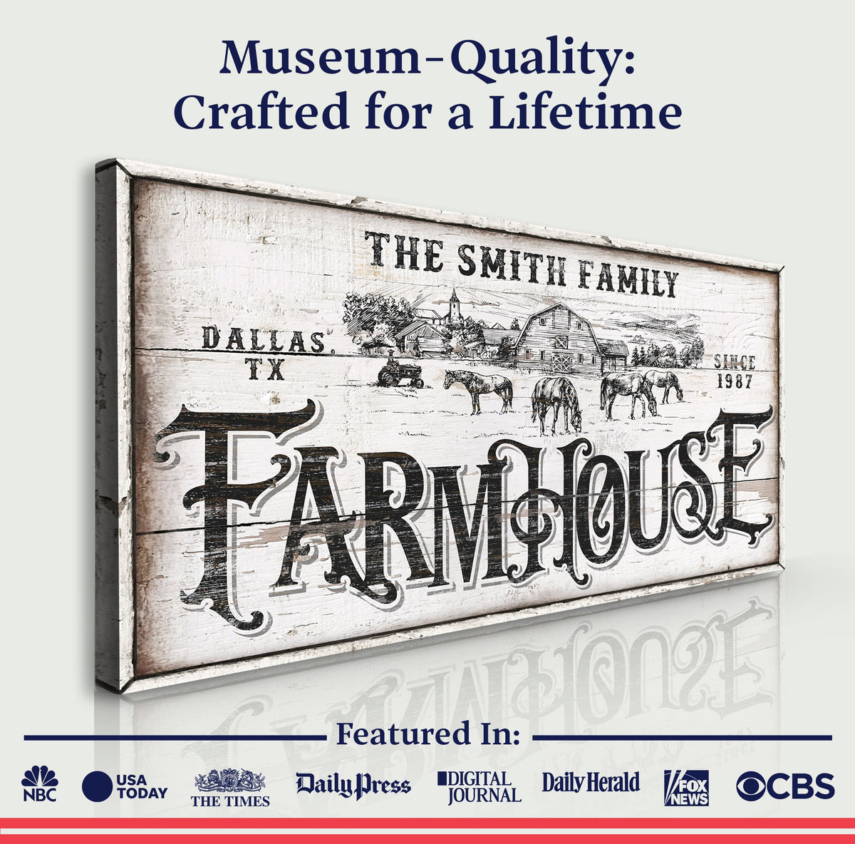 Personalized Farmhouse Sign IV
