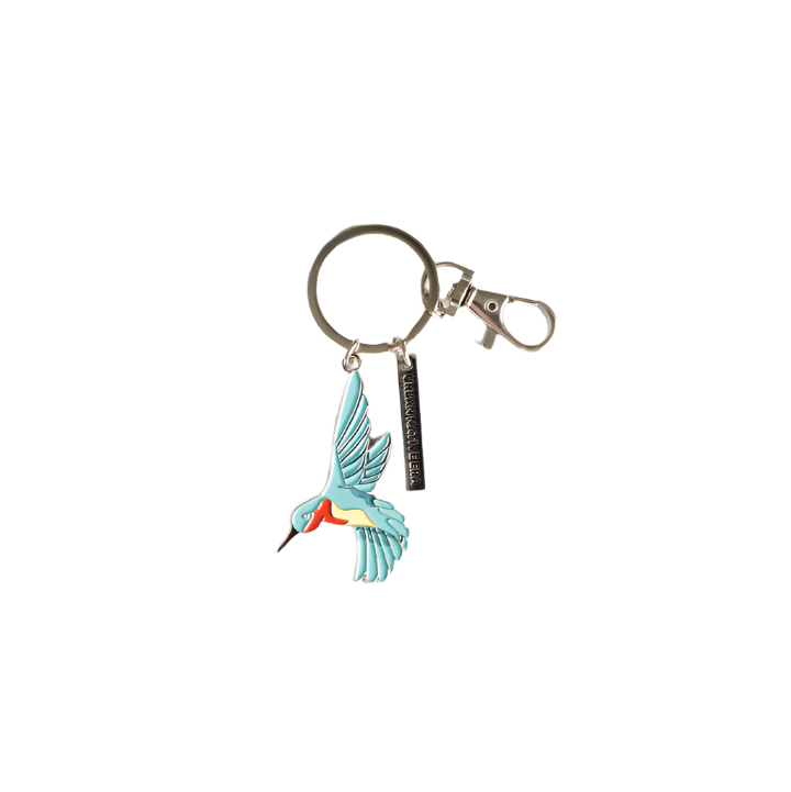 'HUMMINGBIRD' KEY-RING - SILVER