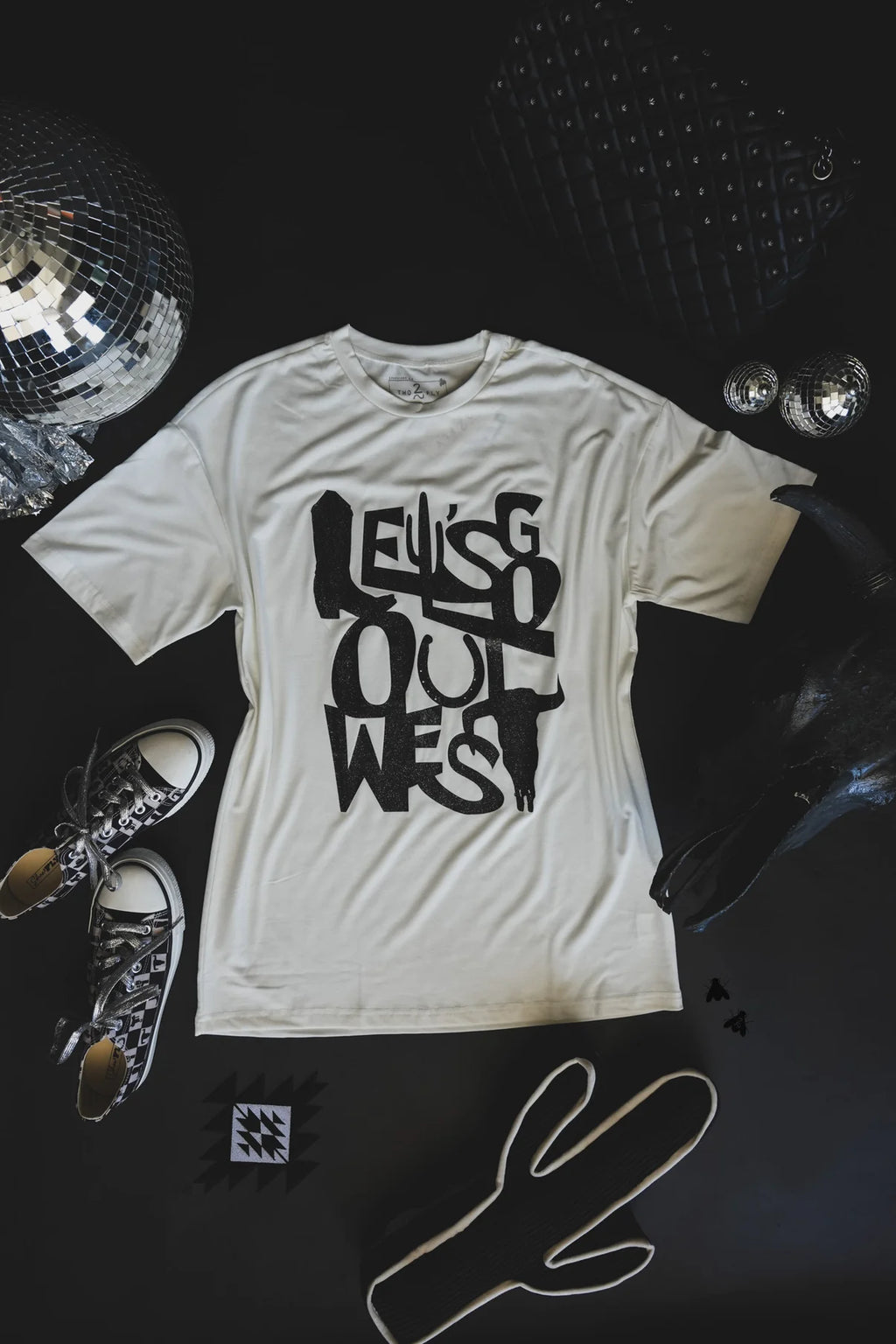 LET'S GO OUT WEST T-SHIRT DRESS