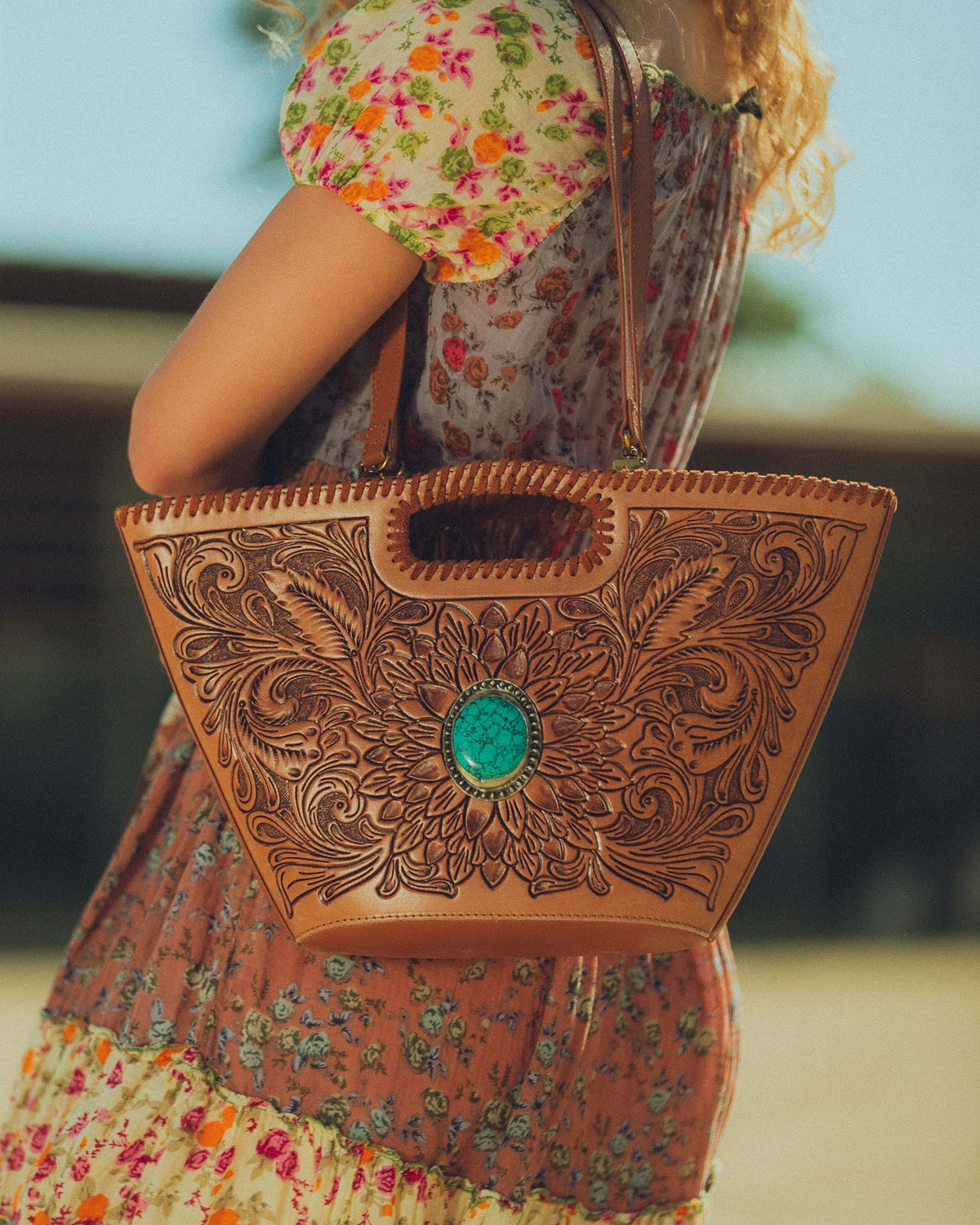 Loyal West Desert Marigold Bucket Bag
