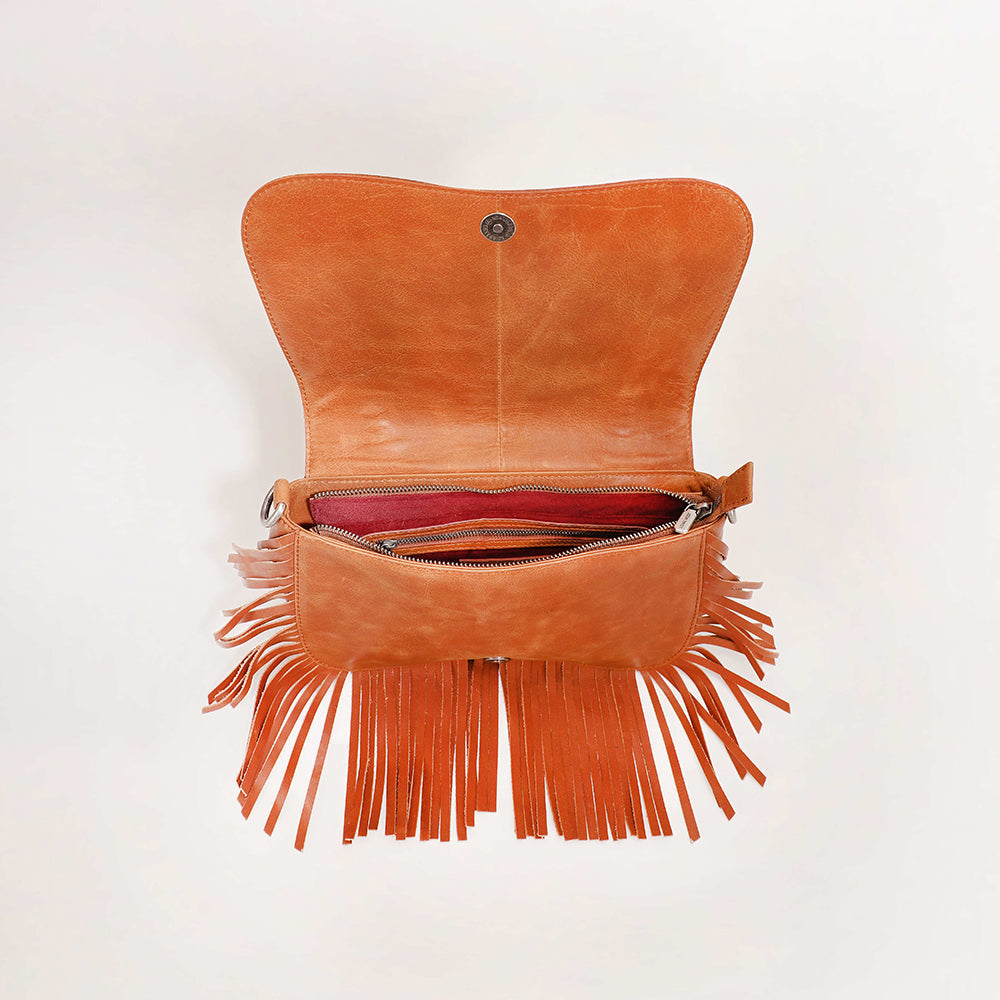 Loyal West Boho Medium Tassle Bag