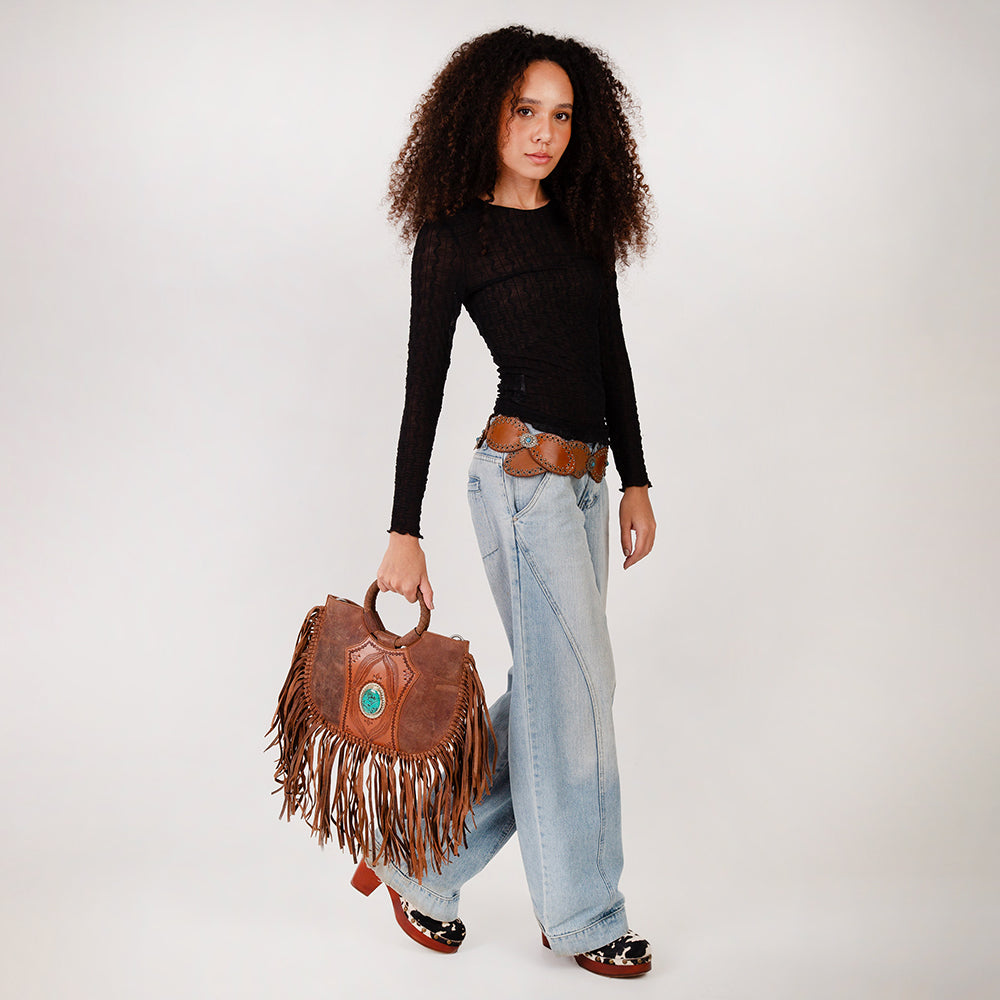 Loyal West Sedona Tassle Bag