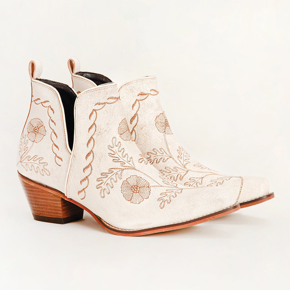 Loyal West South West Booties White Calfskin