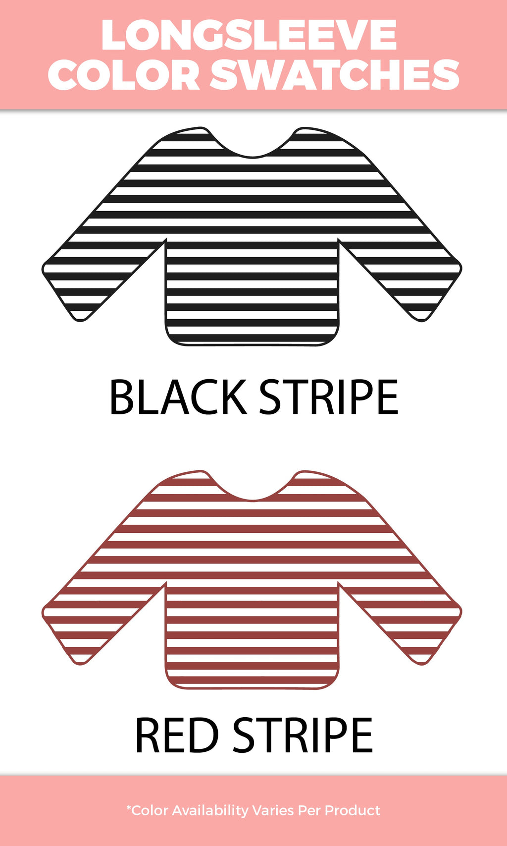 Christmas Collage LS Edgy Striped Graphic Shirt