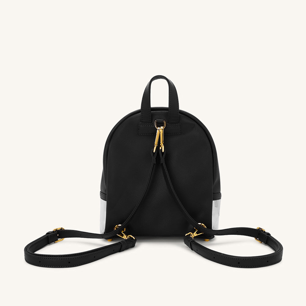 Mira & Moss Francine Clear Backpack - Black