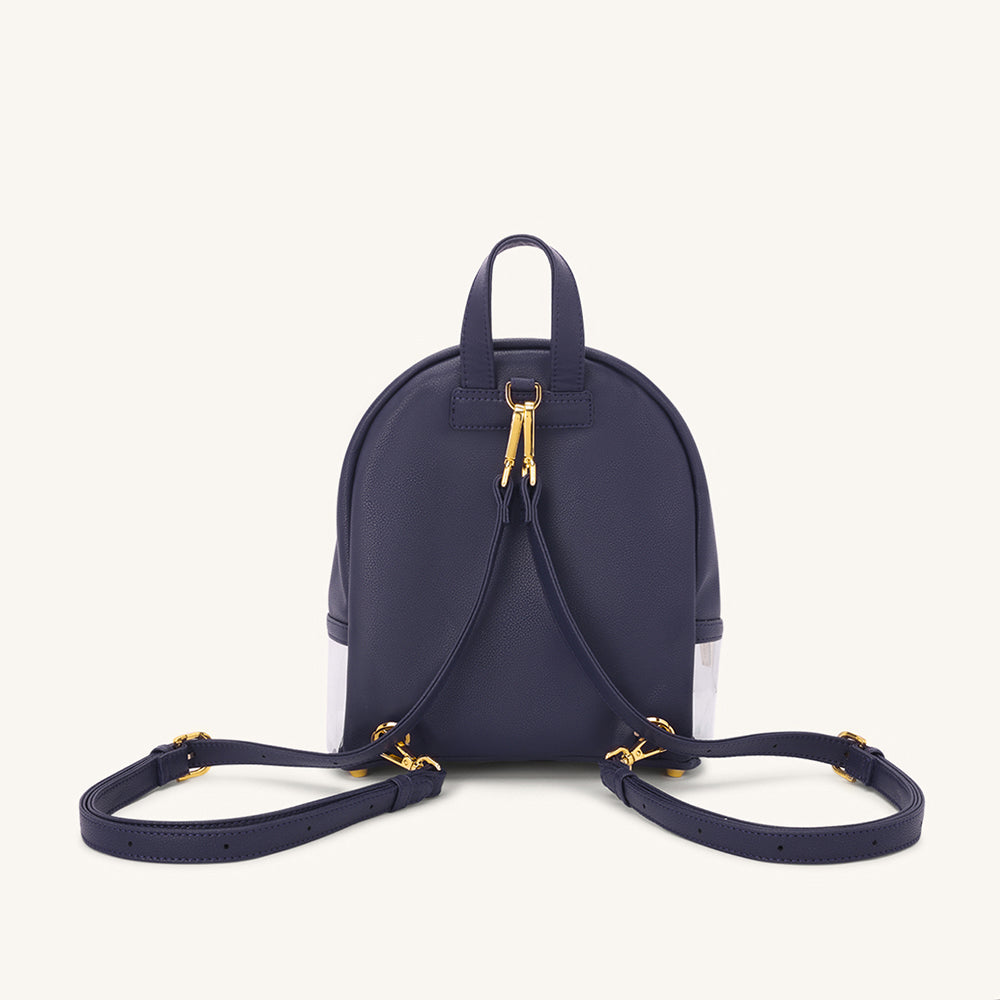 Mira & Moss Francine Clear Backpack - Future Dusk