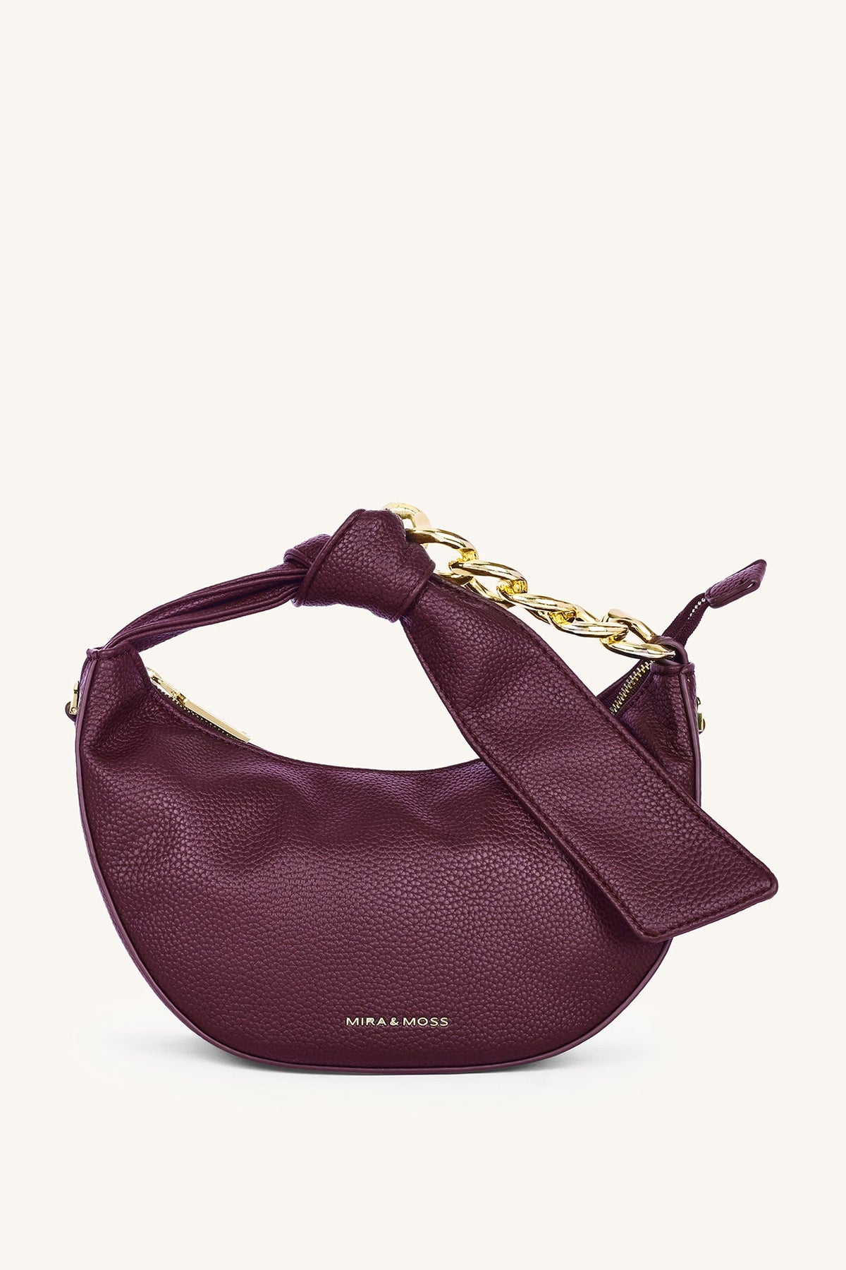 Mira & Moss Valentina Chain Shoulder Bag - Garnet