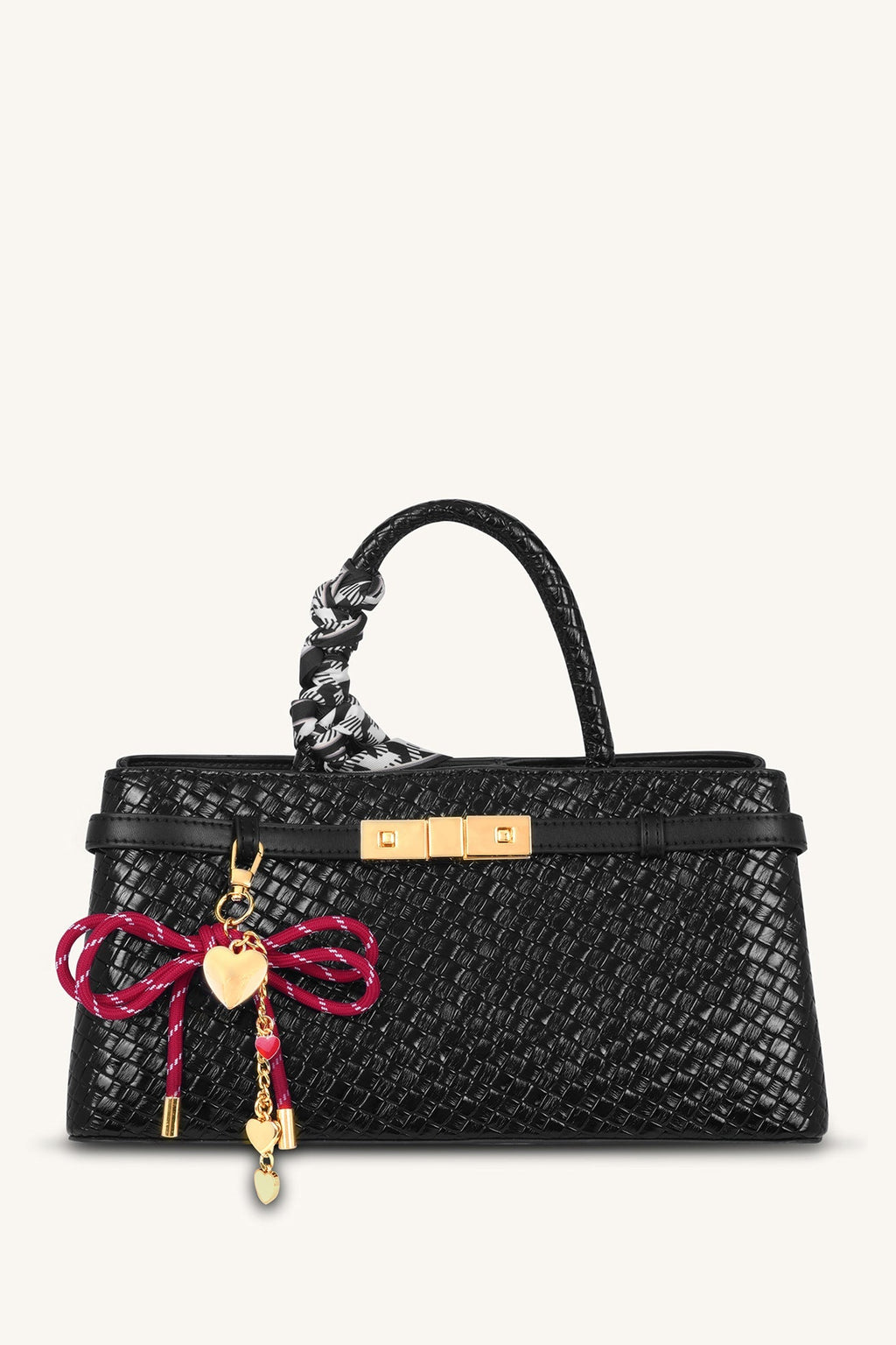 Mira & Moss Cupid Bow Bag Charm - Red