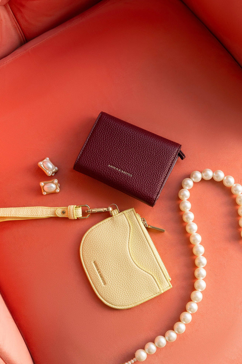 Mira & Moss Wristlet Pouch - Butter Yellow