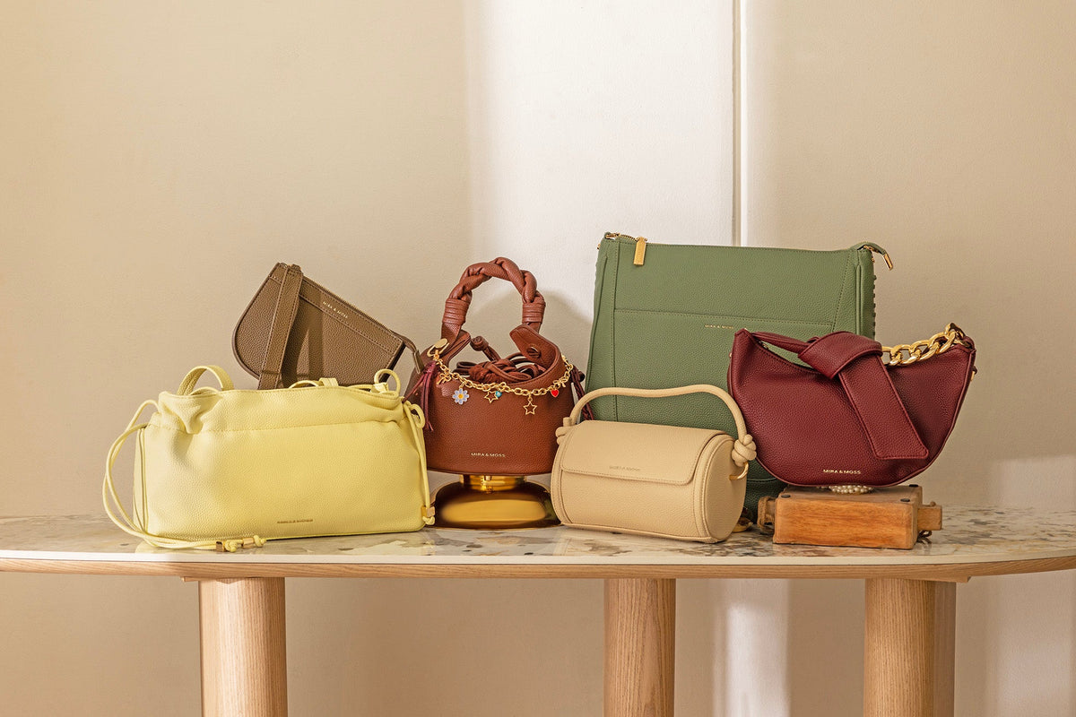 Mira & Moss Solene Drawstring Shoulder Bag - Pearl