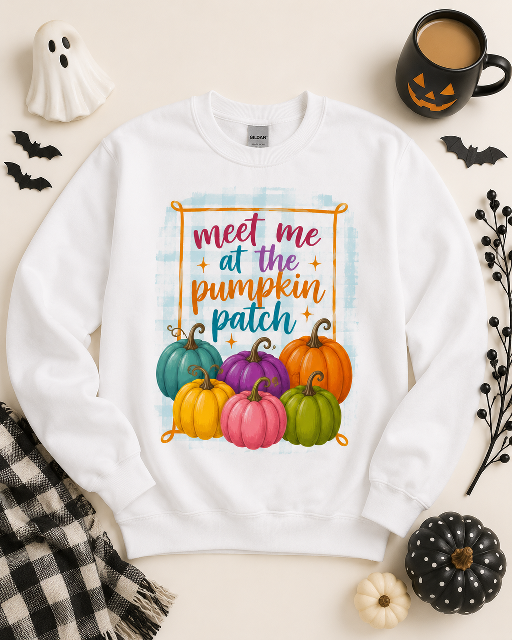 Meet Me At The Pumpkin Patch Graphic Sweatshirt