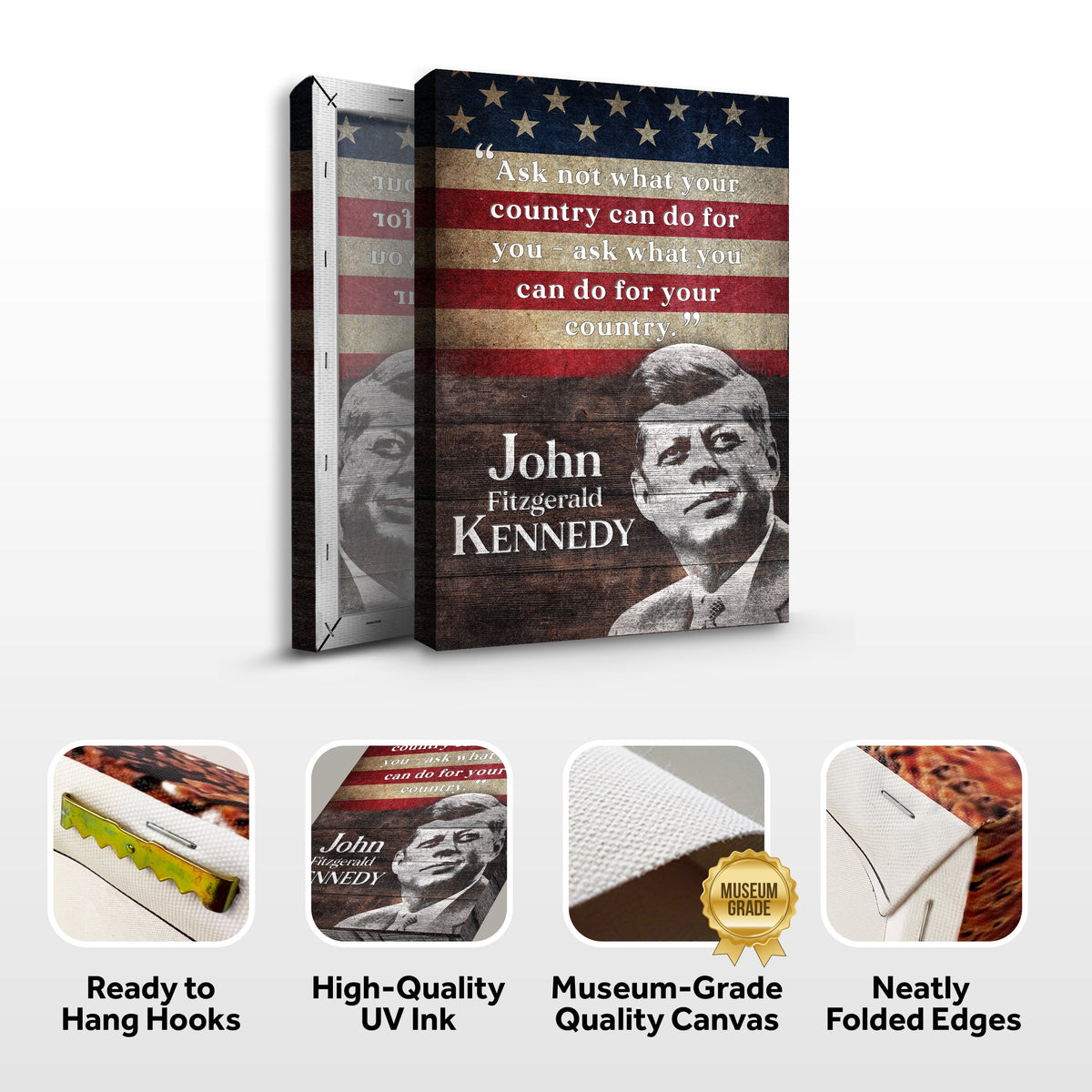John F. Kennedy Inaugural Address Sign