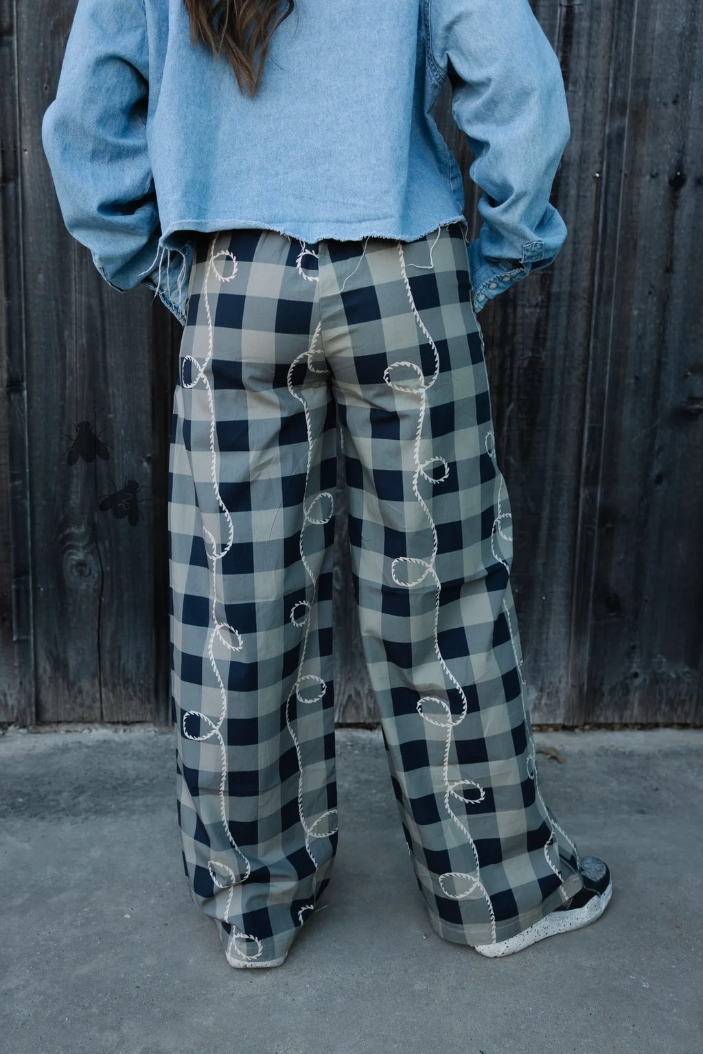 OFF THA TRACK *ROPEY GINGHAM