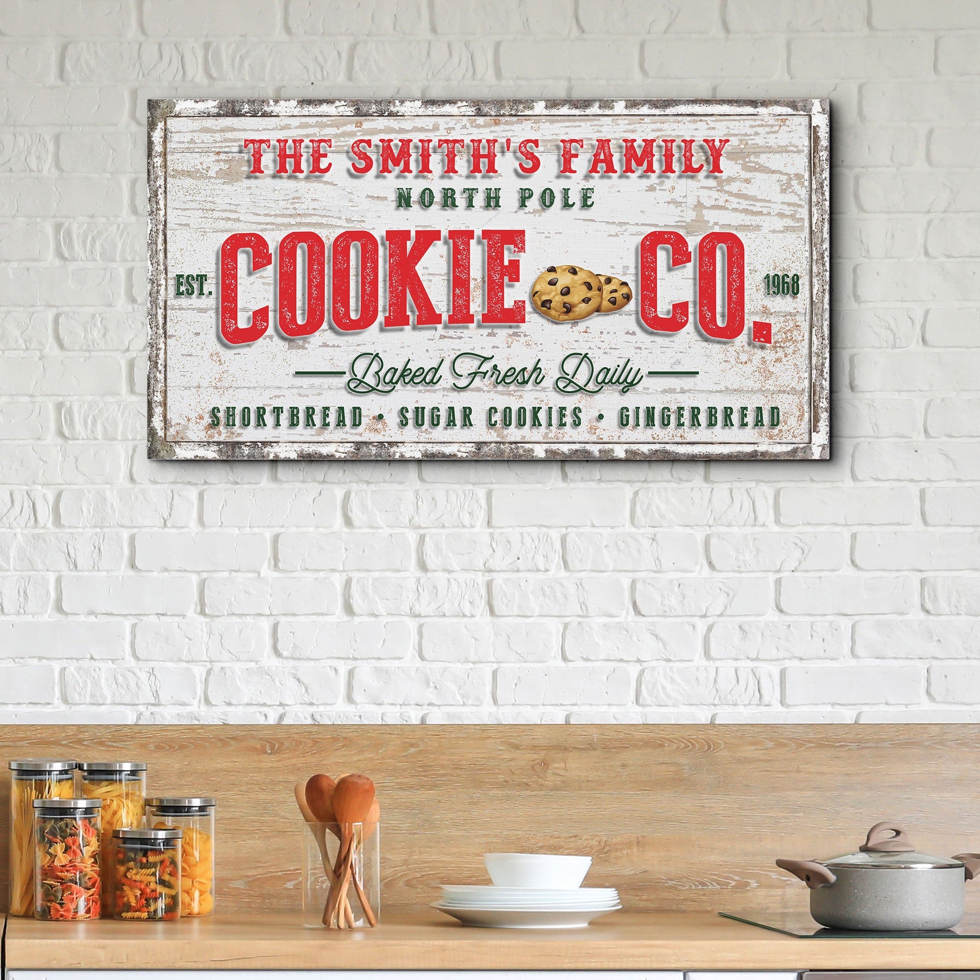 Christmas Cookie Co Sign