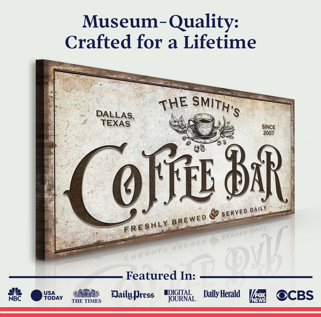 Coffee Bar Sign VII