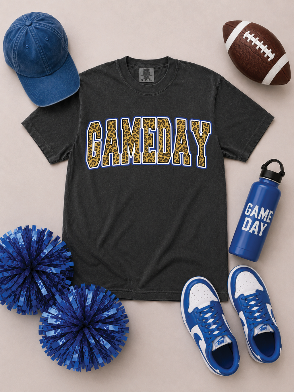 Game Day Block Graphic Comfort Color T-Shirt
