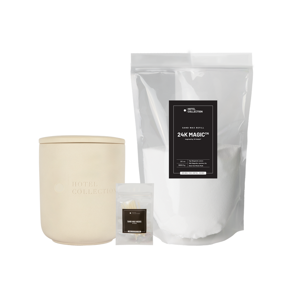 Petite Ceramic Sand Wax Set