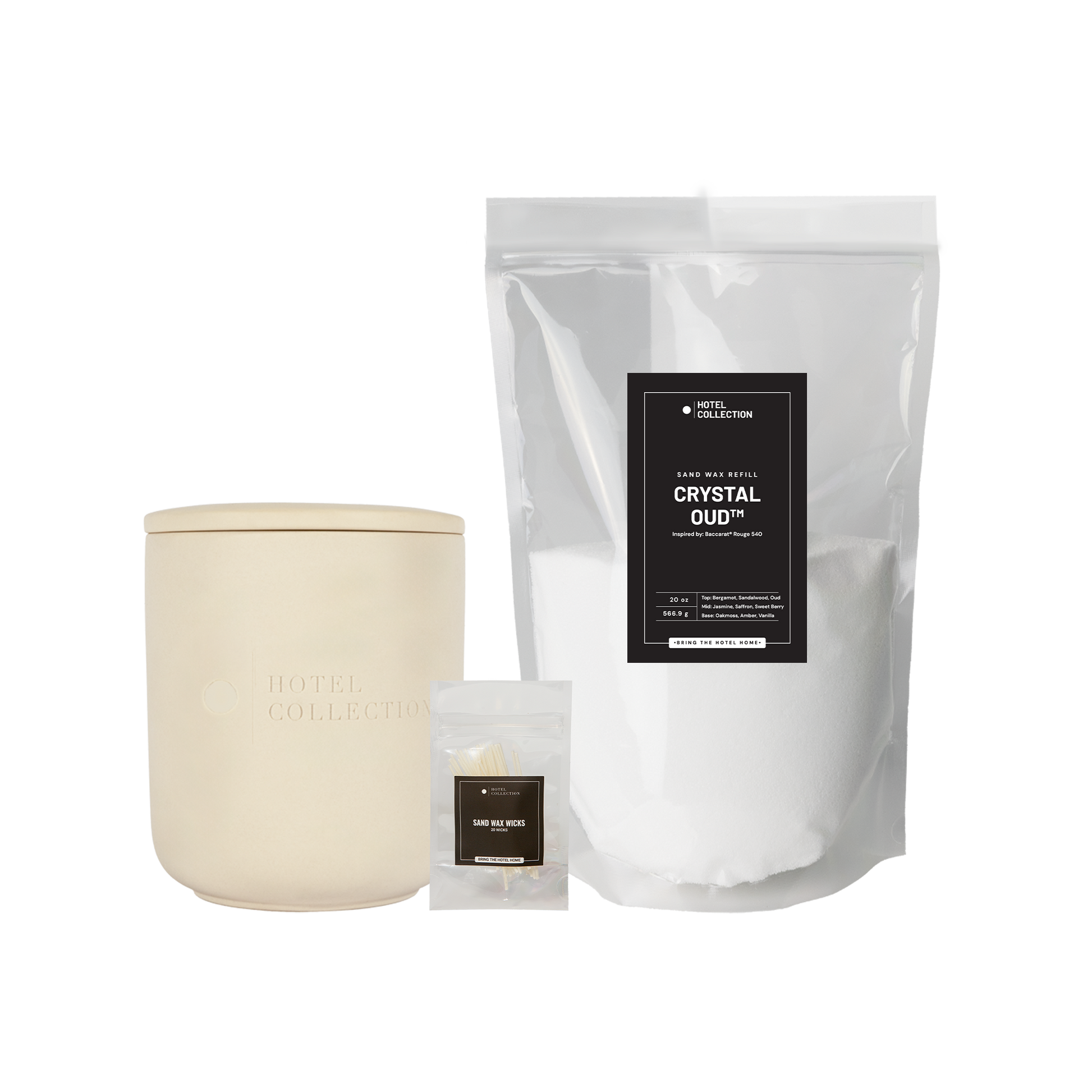 Petite Ceramic Sand Wax Set