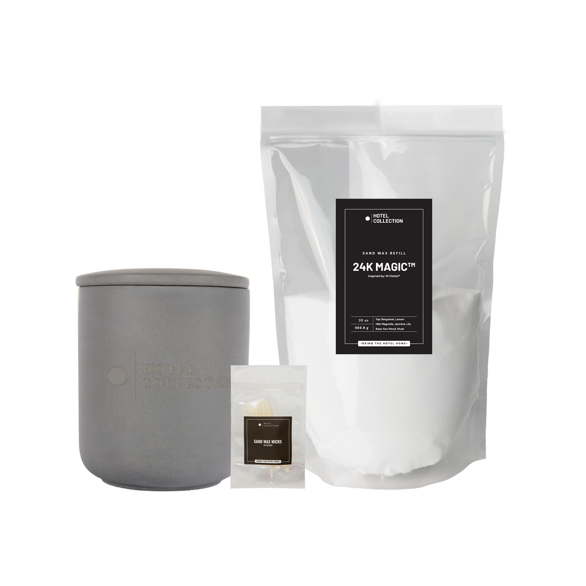 Petite Ceramic Sand Wax Set
