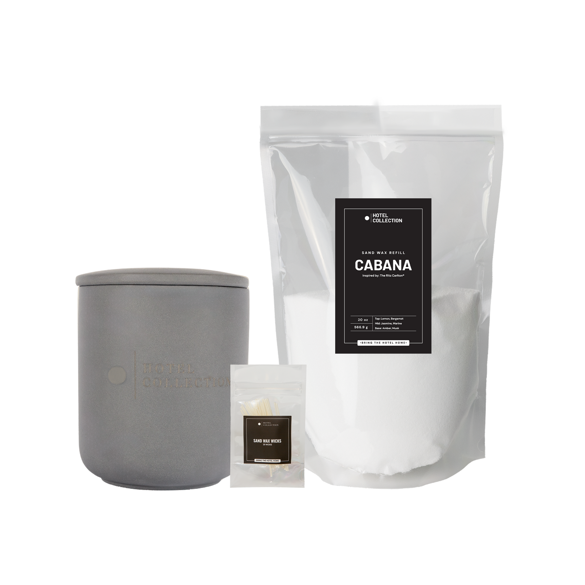 Petite Ceramic Sand Wax Set