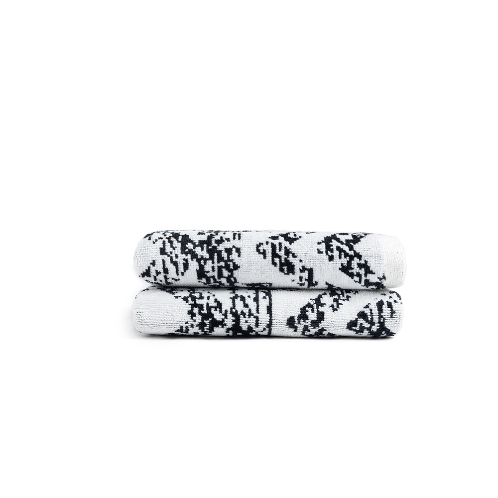Myra Cloudstone Towel with textured pattern for home use