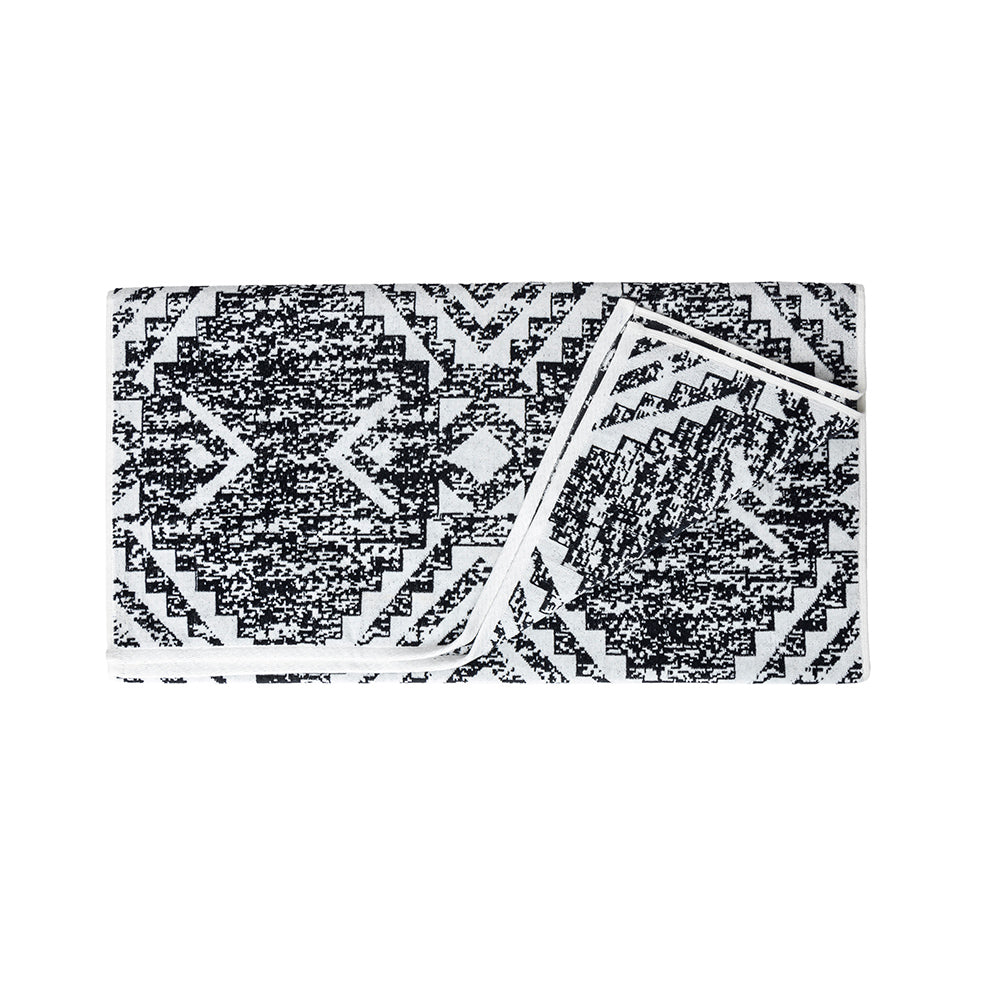 Myra Cloudstone Towel with textured pattern for home use
