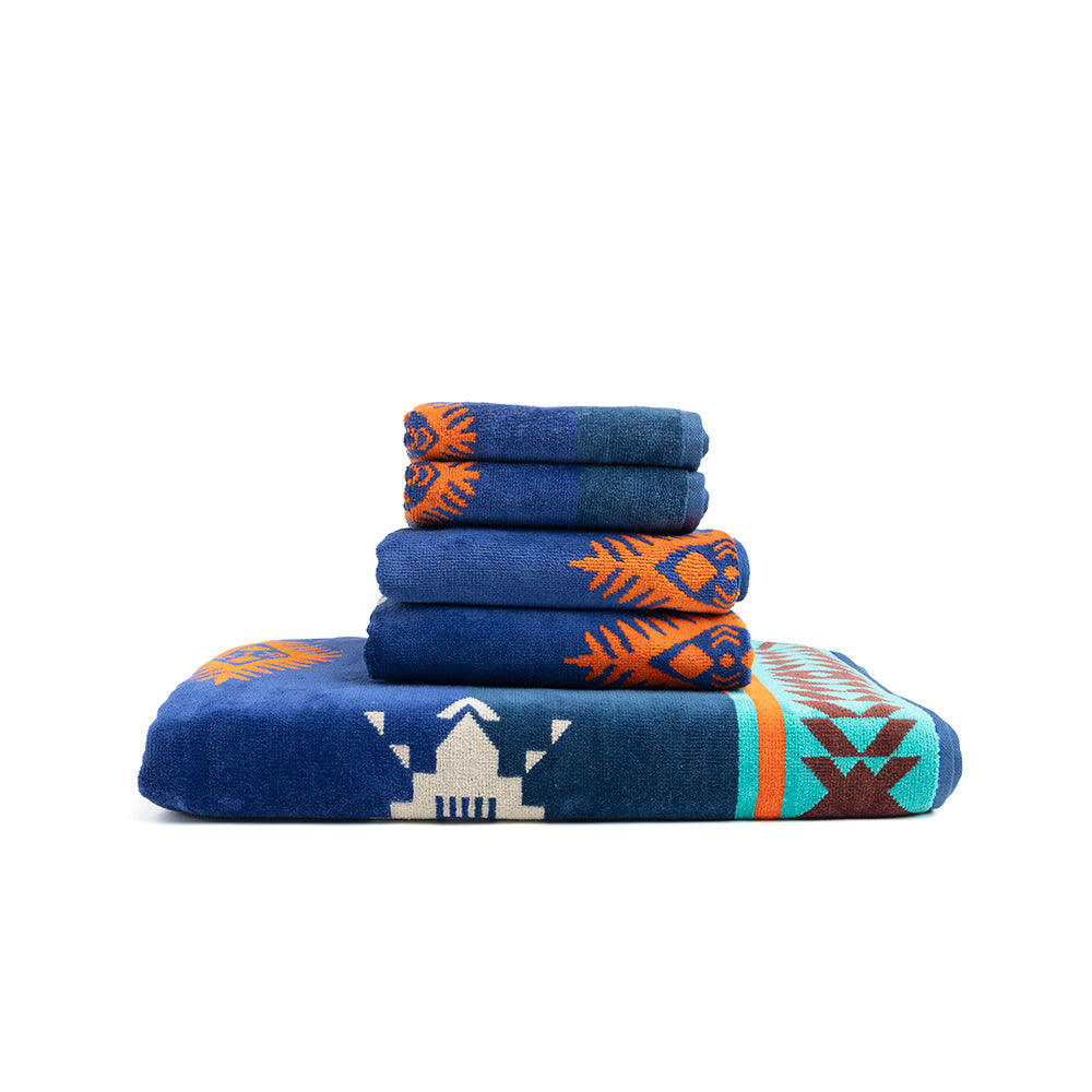 Myra Tribal Rain Towel with tribal print for home use