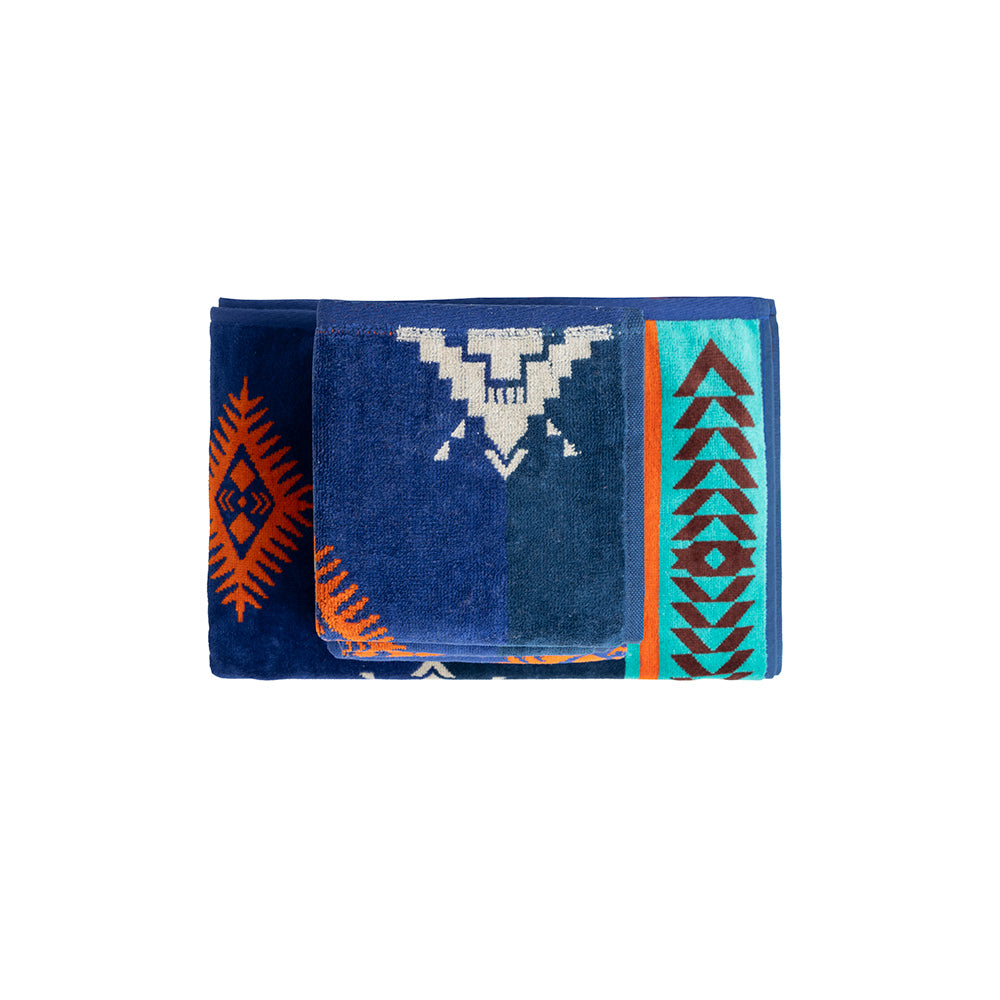 Myra Tribal Rain Towel with tribal print for home use