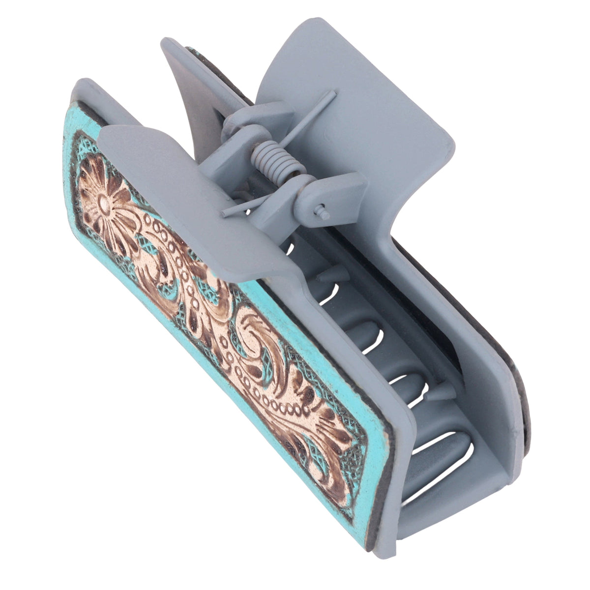 Turquoise Trails Hair Comb Clip