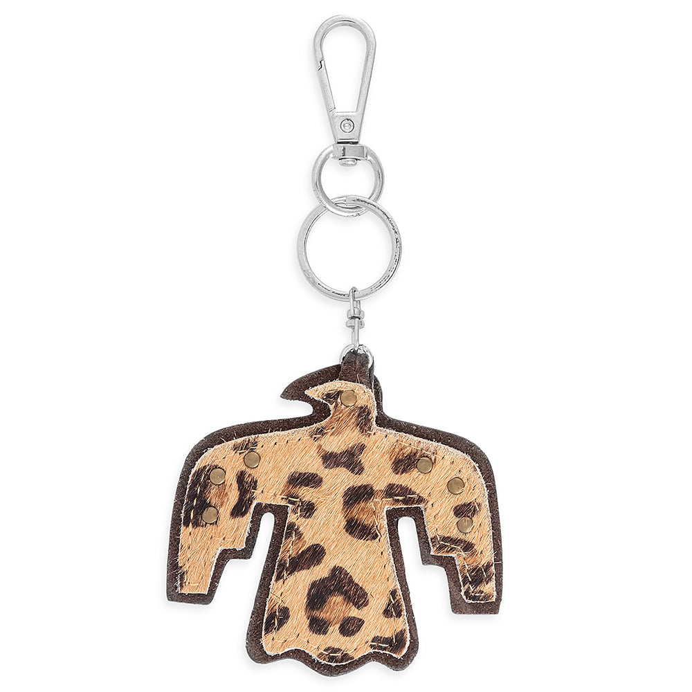 Myra Wild Spirit Thunderbird Key Fob in southwestern style for everyday use