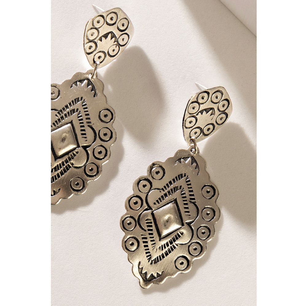 Antiqua Anne Earrings In Silver