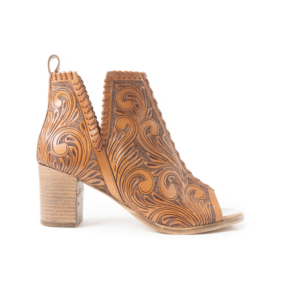 Persimmonee Heels In Dark Brown