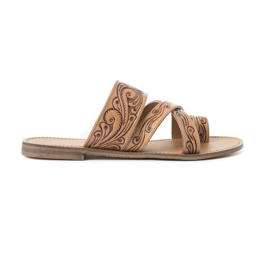 Delia Ridge Sandals In Brown