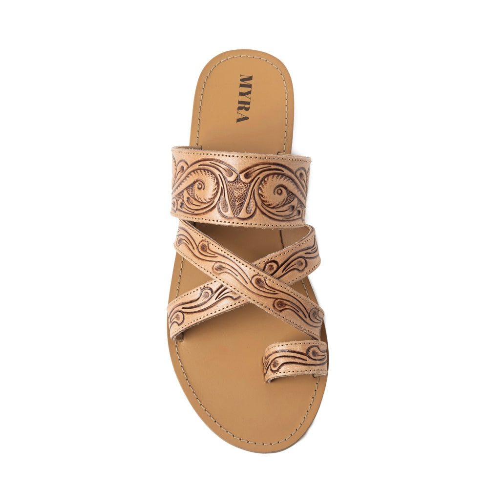 Delia Ridge Sandals In Brown