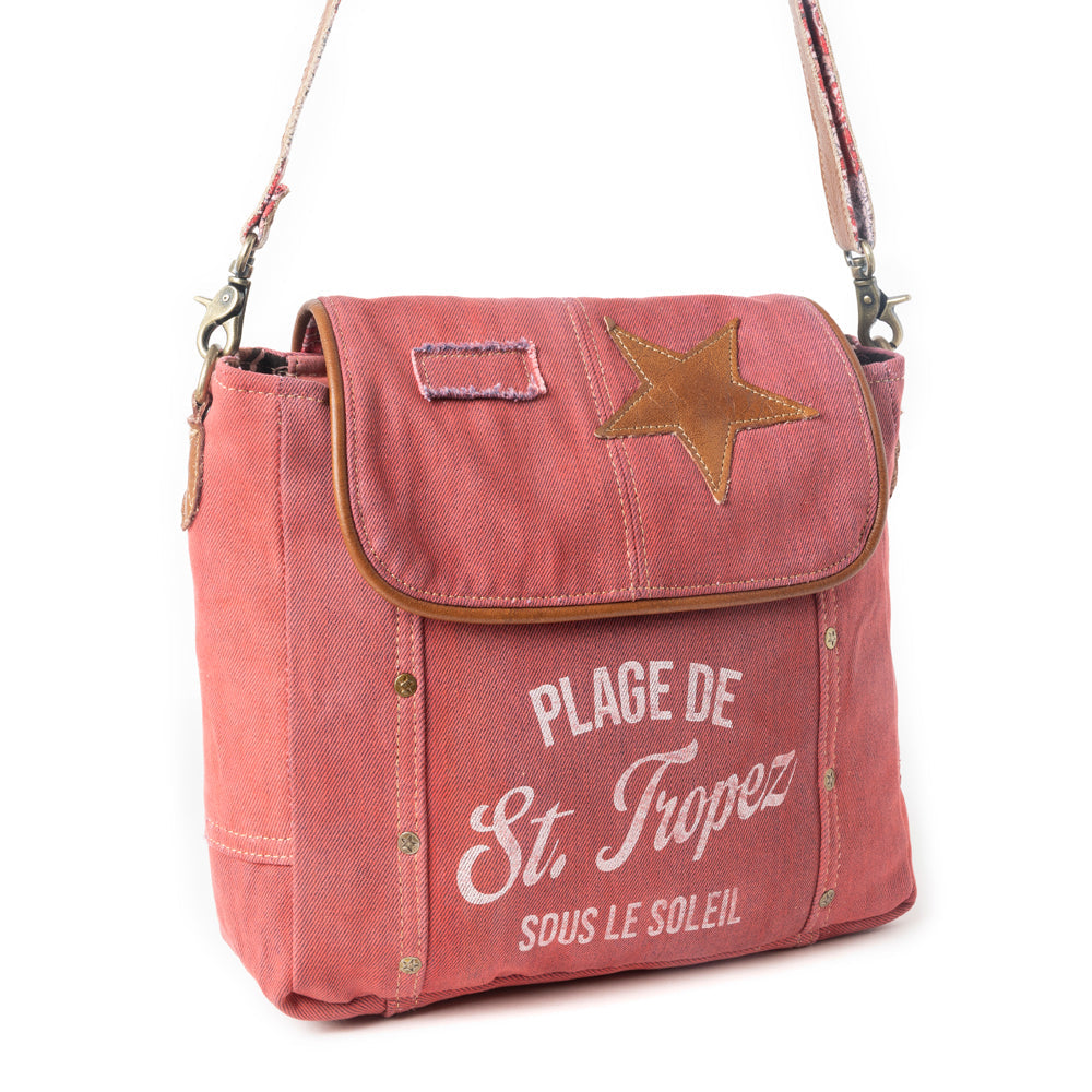 St. Tropez Explorer Shoulder Bag in Pink