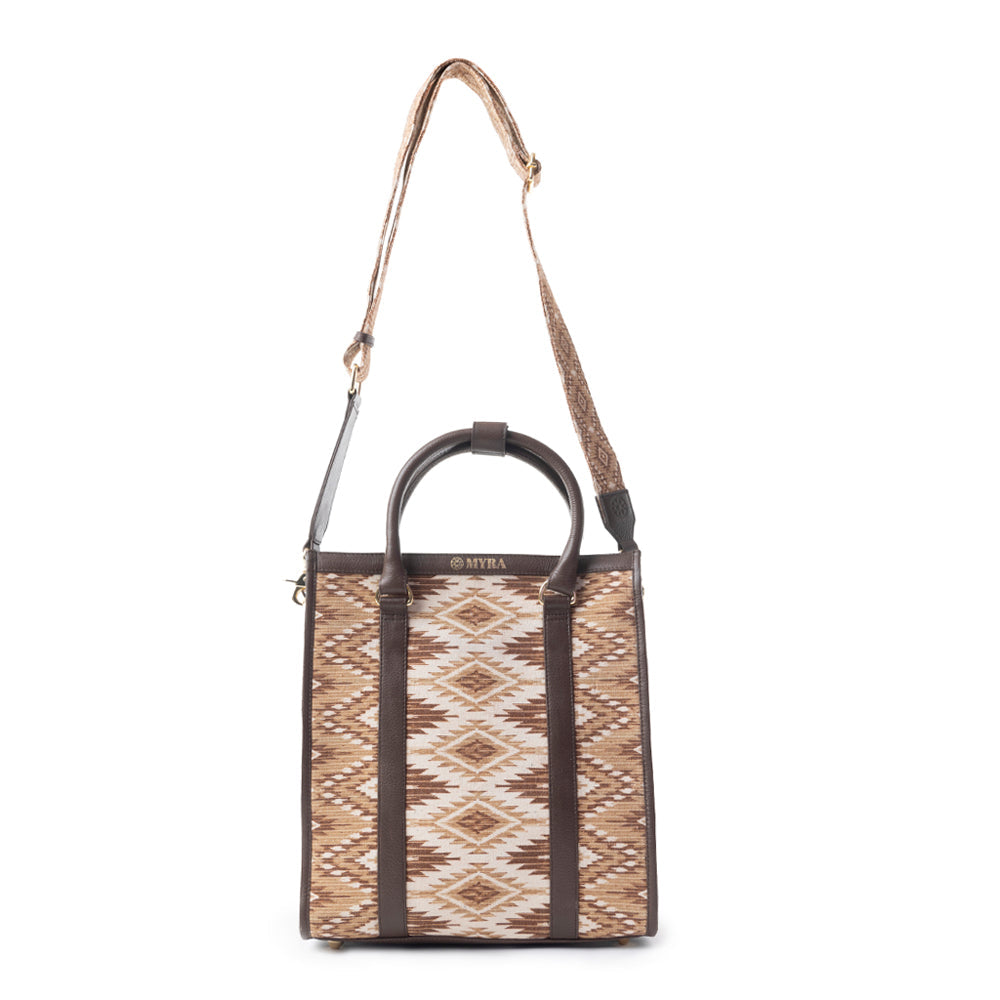 Tribal Legacy Tote Bag In Dark Brown