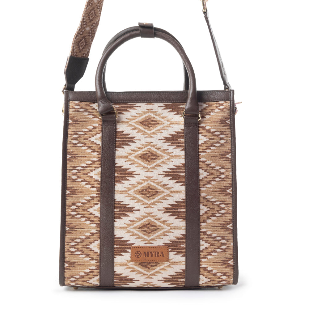 Tribal Legacy Tote Bag In Dark Brown