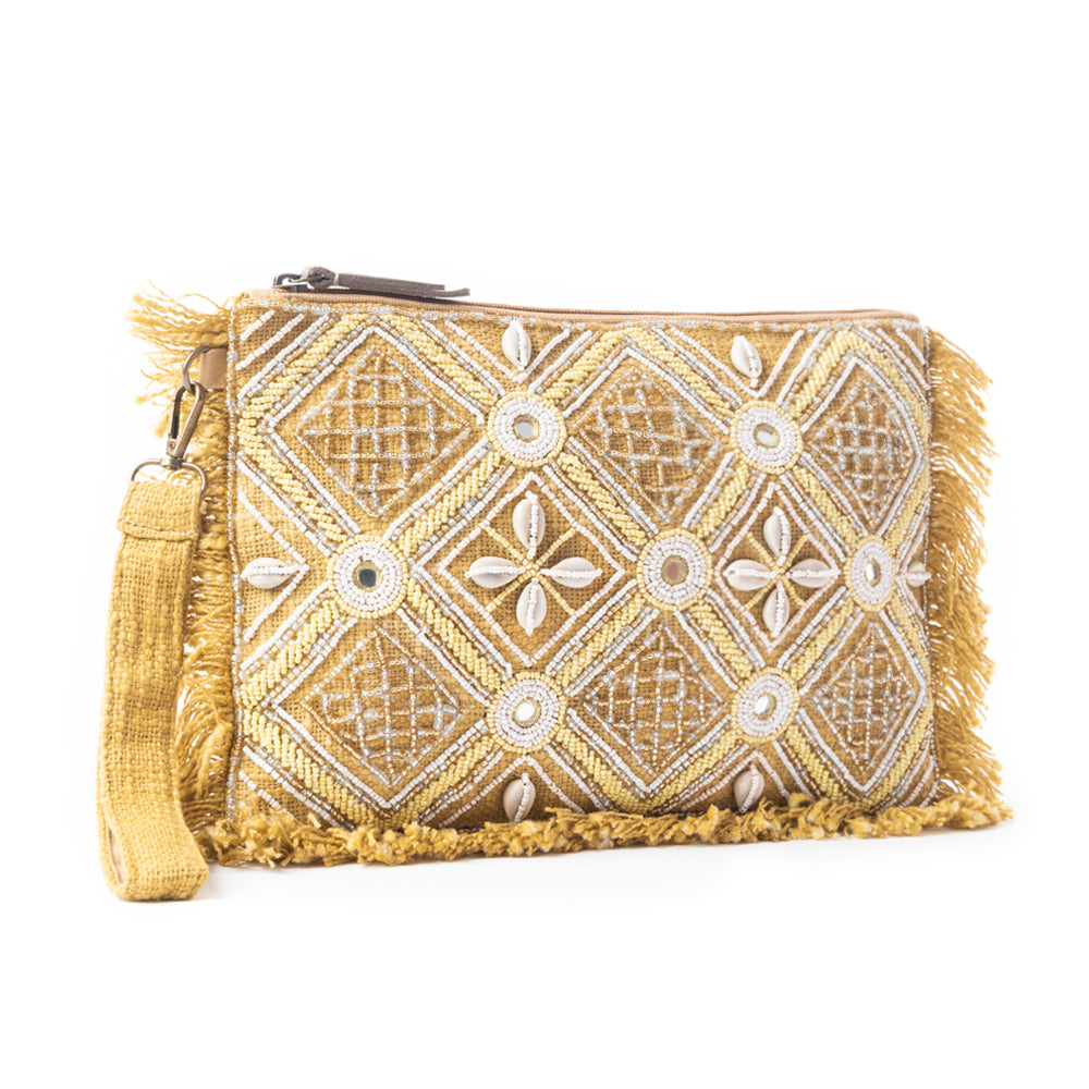 Desert Diamond Pouch In Brown