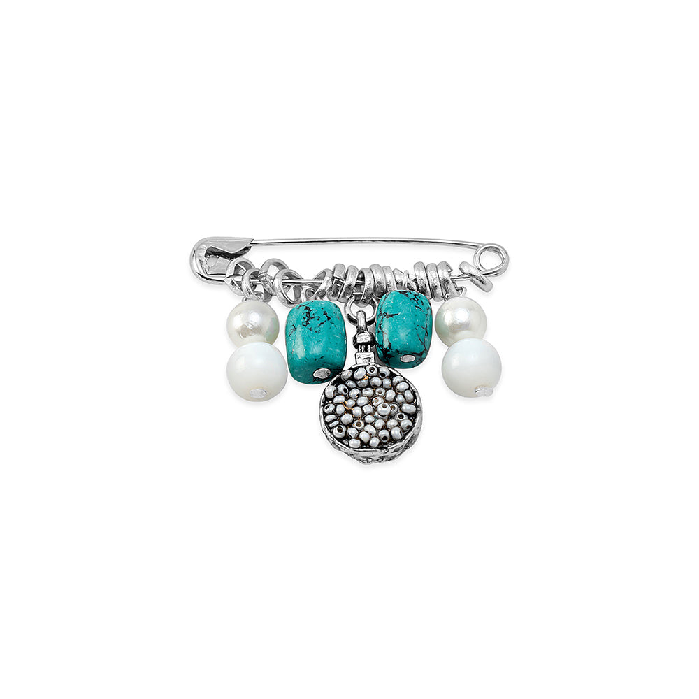 Raincloud Mesa Brooch