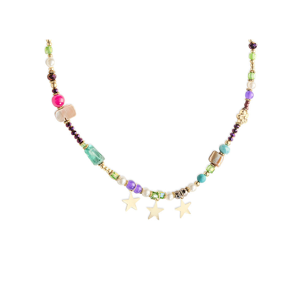 Tri-Star Trail Necklace
