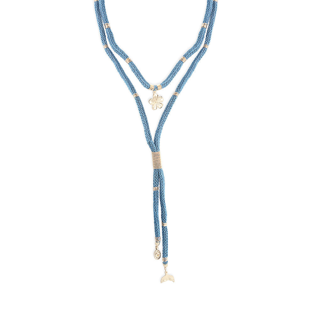 Seaside Melody Lariat Necklace