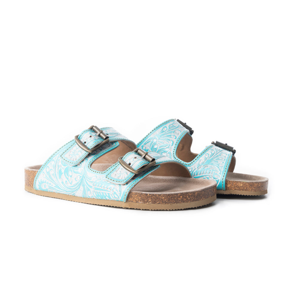 Turquoise Trail Birks In Turquoise & White