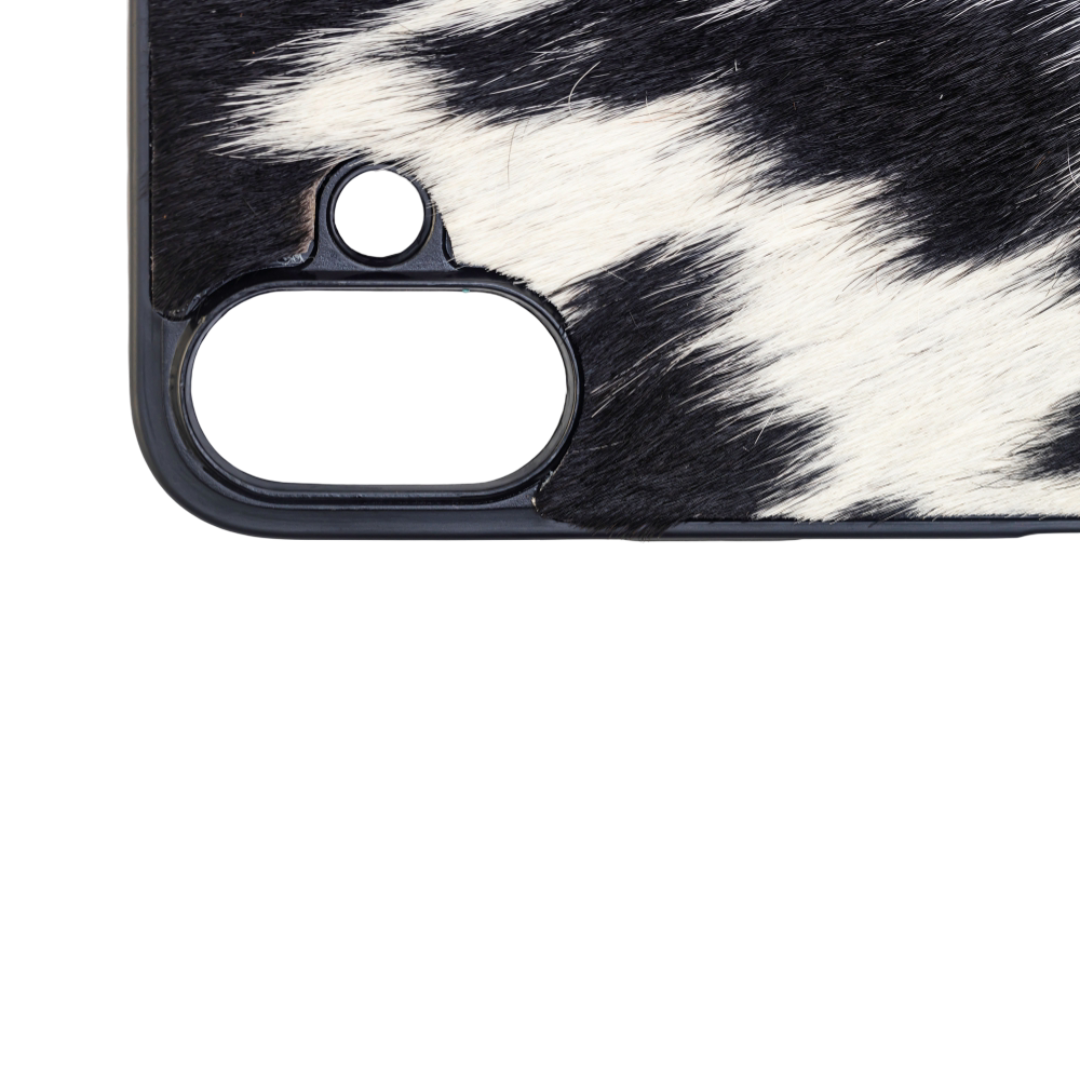 Myra Hawk Ridge Phone Case for iPhone 16 with handtooled leather for everyday use