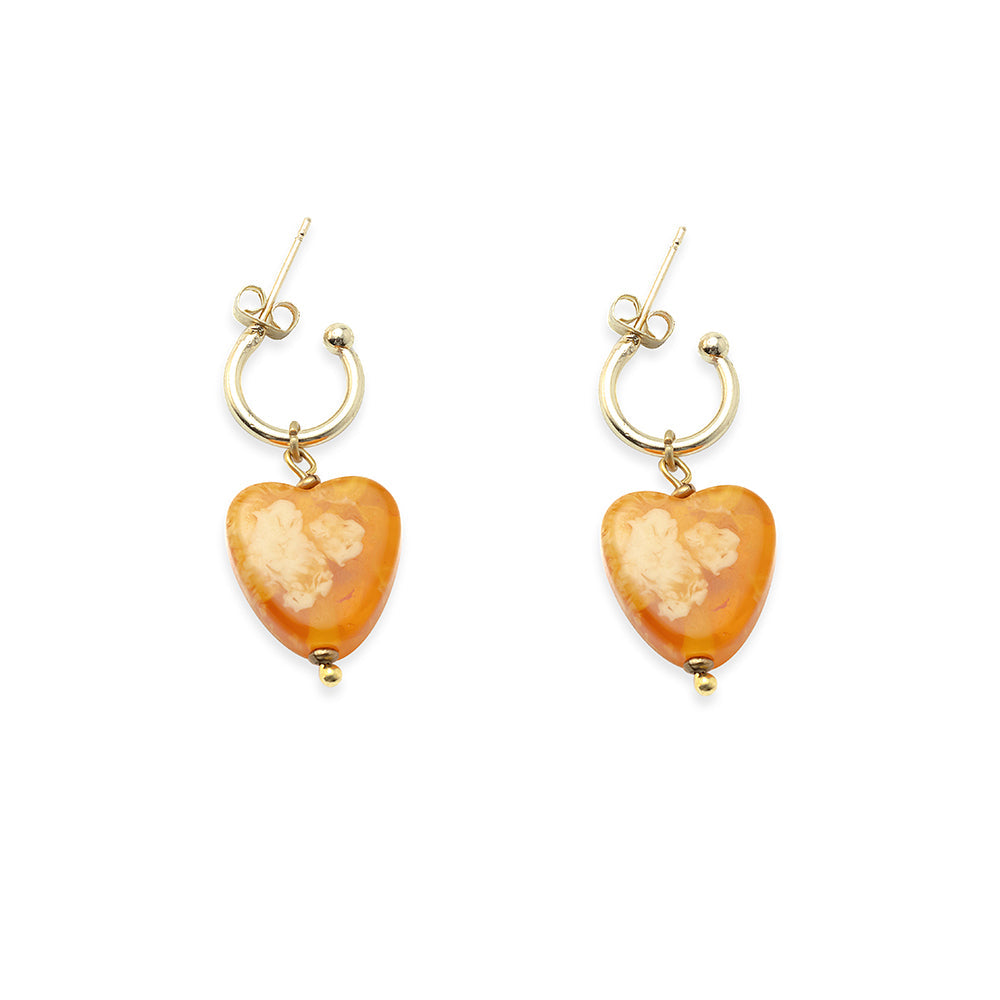 Sunset of Hearts Earrings